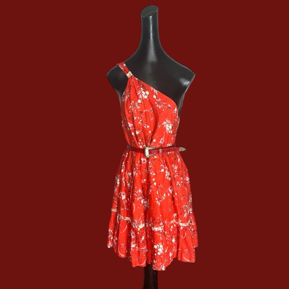 NWT Free People All Mine mini dress in red - Picture 4 of 16